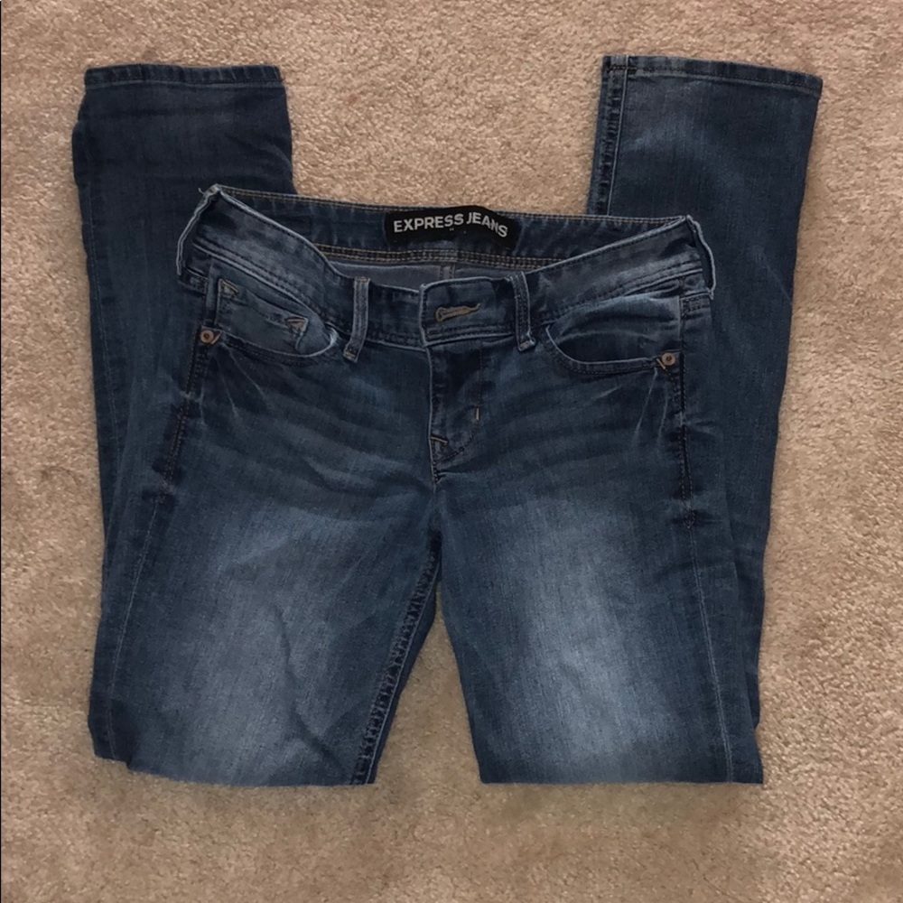 Express Stella Low-rise Skinny Jeans